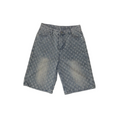 Distressed Denim Shorts